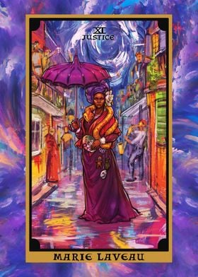 Maire Laveau Justice Tarot