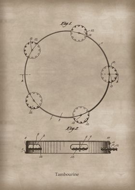 Vintage Tambourine 3