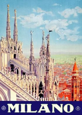 1930 Milan Cathedral Italy