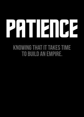 Patience Motivation