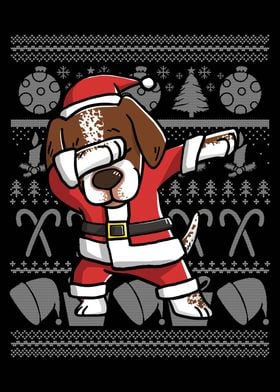 Pointer Dog Ugly Christmas