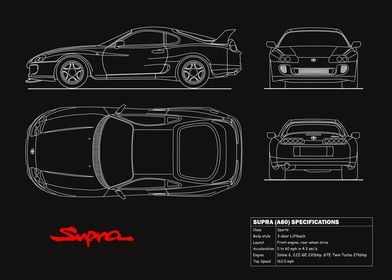 Supra A80 Blueprint