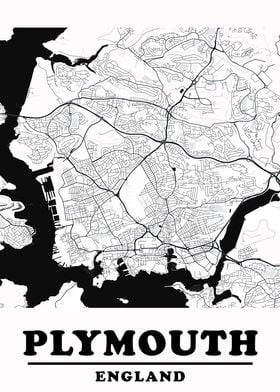 Minimal Plymouth Map