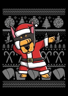 Doberman Ugly Christmas 