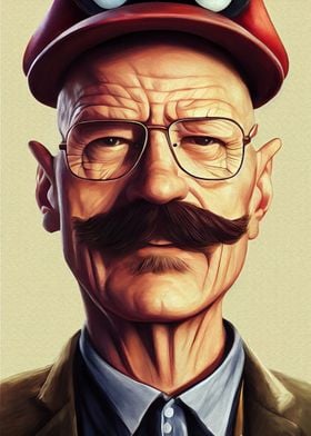 Walter White as Mario