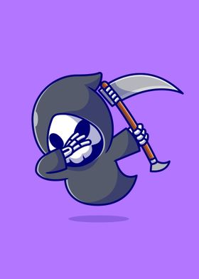 Cute grim reaper dabbing