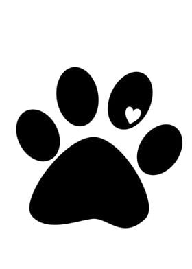 Love Paw Print 