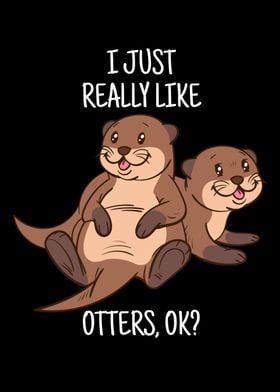 Sea Otter Lover Gift Women