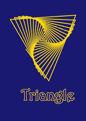 triangle blue