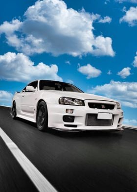 nissan skyline r34 gtr