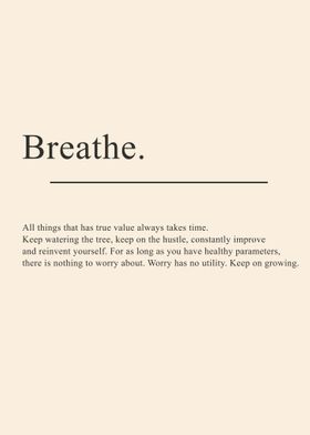 Breathe Encouragement 