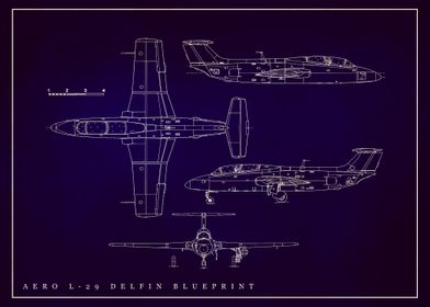 Aero L29 Delfin Blueprint