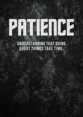 Patience Motivation