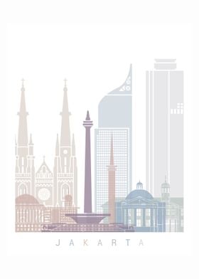 JAKARTA SKYLINE POSTER 