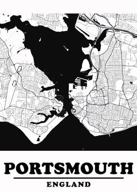 Minimal Portsmouth Map