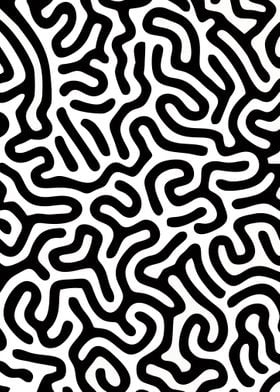 black and white pattern