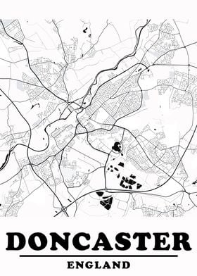 Minimal Doncaster Map