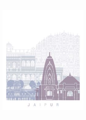 JAIPUR SKYLINE POSTER 