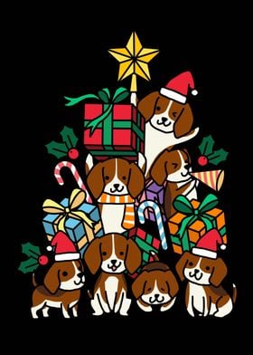 Beagle Christmas Tree 