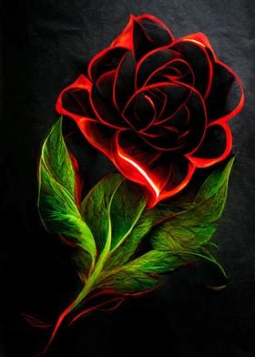 Neon Rose