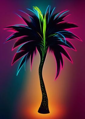 Neon Palm