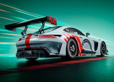 Mercedes Benz AMG GT3 car