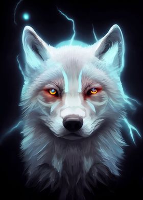 Mystic shaman wolf