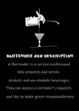 Bartender job description