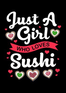 Japan Food Sushi Girl