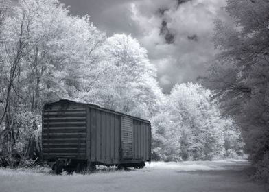 Rail car abandoned