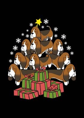 Basset Hound Christmas