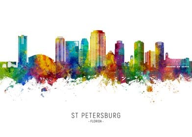 St Petersburg FL Skyline