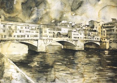 Ponte Vecchio Florence art
