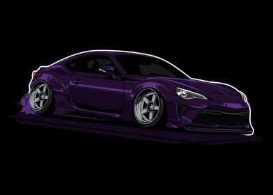 Toyota GT86 Purple L