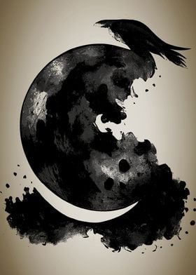 Black and White Moon