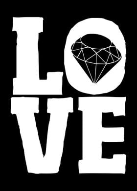 Jewelry Love Diamond Stone