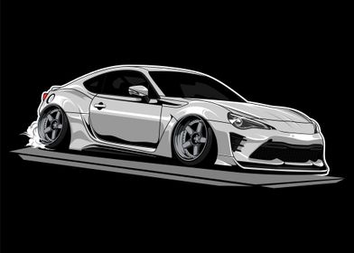 Toyota GT86 White L