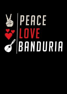 Peace Love Banduria