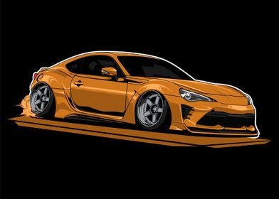 Toyota GT86 Orange L