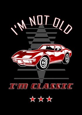Red Corvette Classic Car