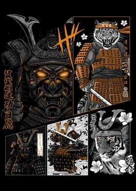 Samurai tiger manga