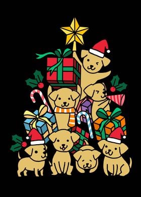 Labrador Christmas Tree 