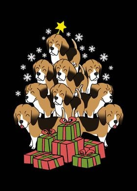 Beagle Christmas Tree 