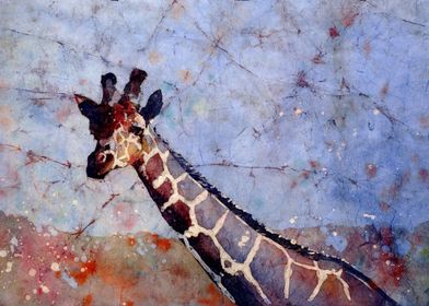 Giraffe painting decor