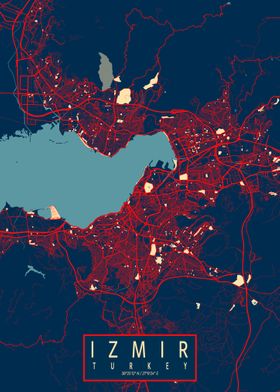 Izmir City Map Hope