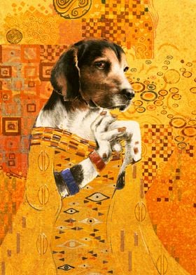 Beagle in Gold