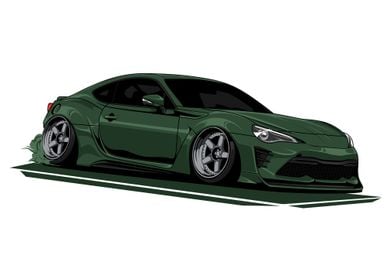 Toyota GT86 BW 1