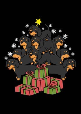 Dachshund Christmas Tree 