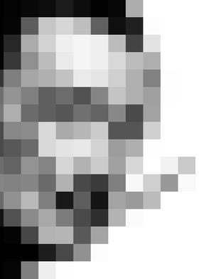 Pixel of Mustache