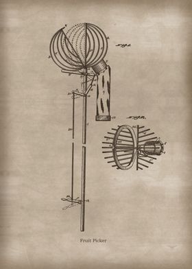 Vintage Fruit Picker